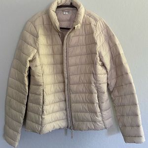 Old Navy Cream Puffer Jacket
